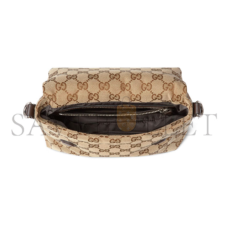 GUCCI GG CANVAS SMALL CROSSBODY BAG 821617 (19*15*7cm)